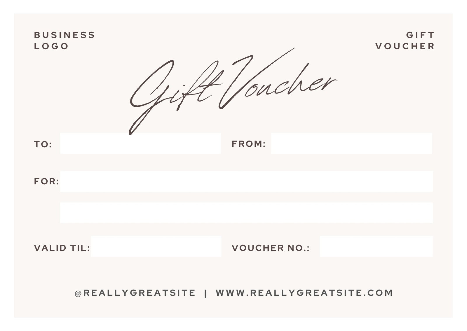 Free And Customizable Voucher Templates