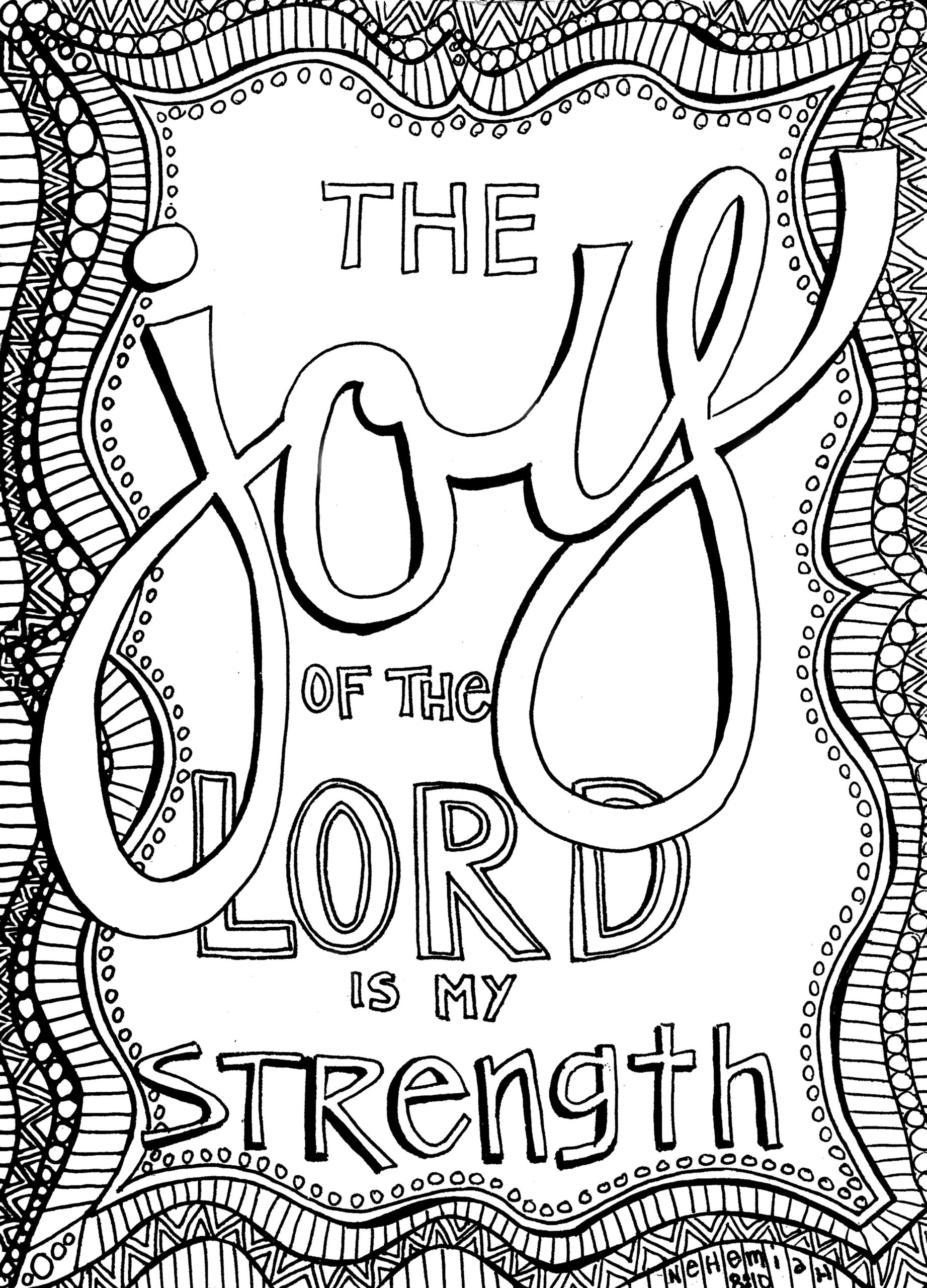 Printable Coloring Pages For Adults - Pray
