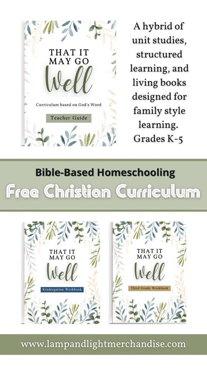 Free Christian Homeschool Curriculum Christian Curriculum Bible Based Homeschool