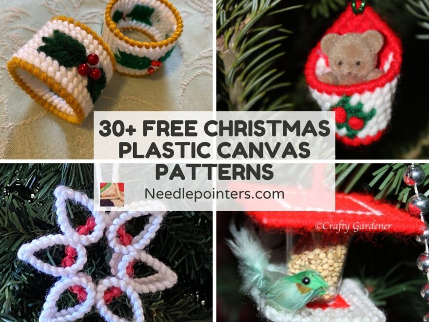 Free Christmas Plastic Canvas Patterns Needlepointers