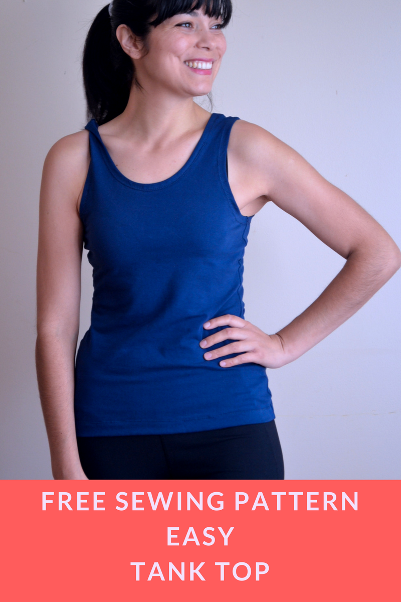 Free DIY Tank Top Free Sewing Pattern On The Cutting Floor Printable Pdf Sewing Patterns And Tutorials For Women