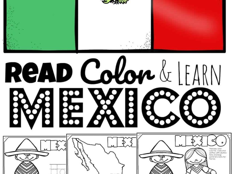 Free FREE Printable Mexico Coloring Pages Read Color And Learn