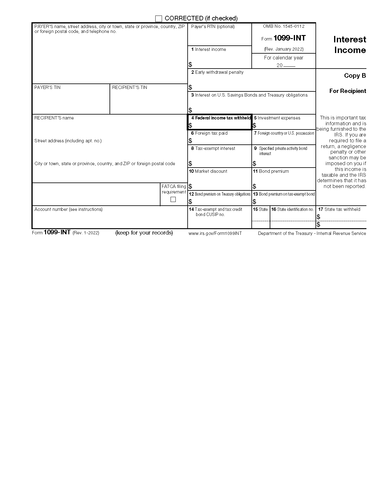 Free IRS 1099 Form PDF EForms