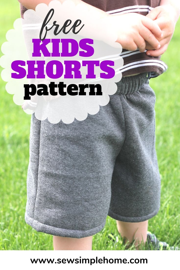 Free Printable Boys Shorts Pattern