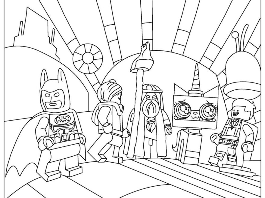 Free LEGO Coloring Pages For Download Printable PDF