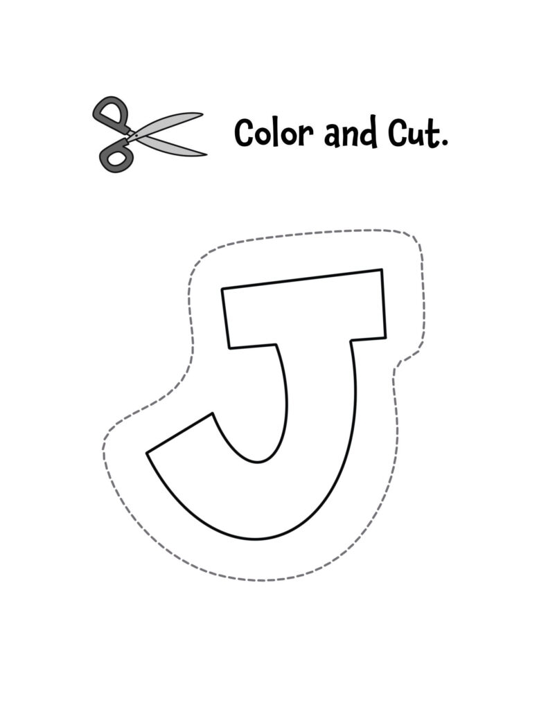 FREE Letter J Worksheets For Preschool The Hollydog Blog