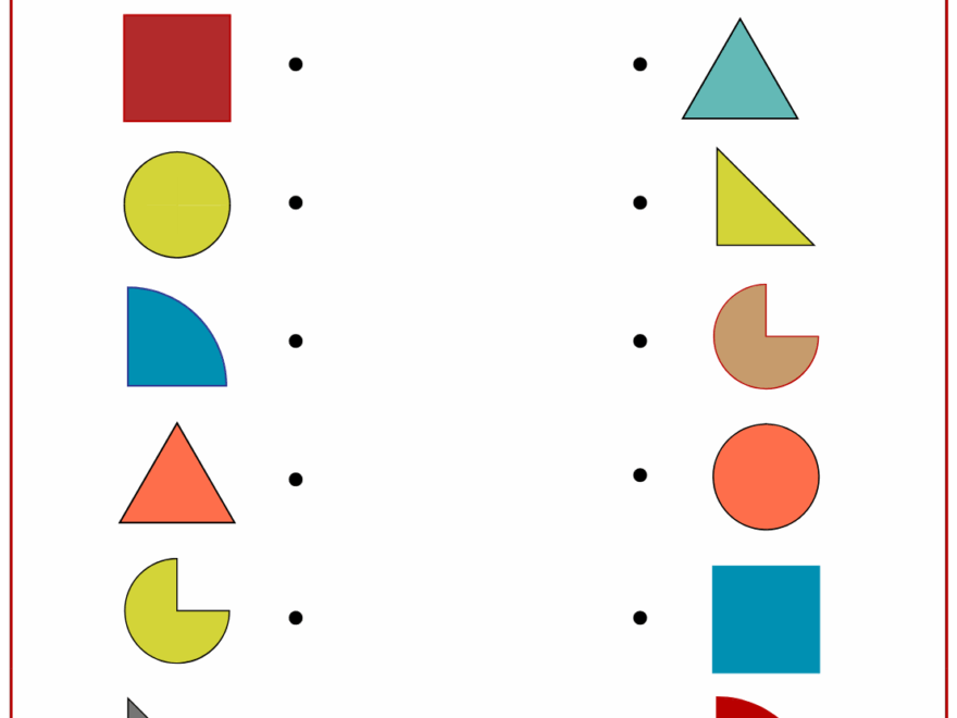 Free Matching Shapes Worksheets By Storyboard That