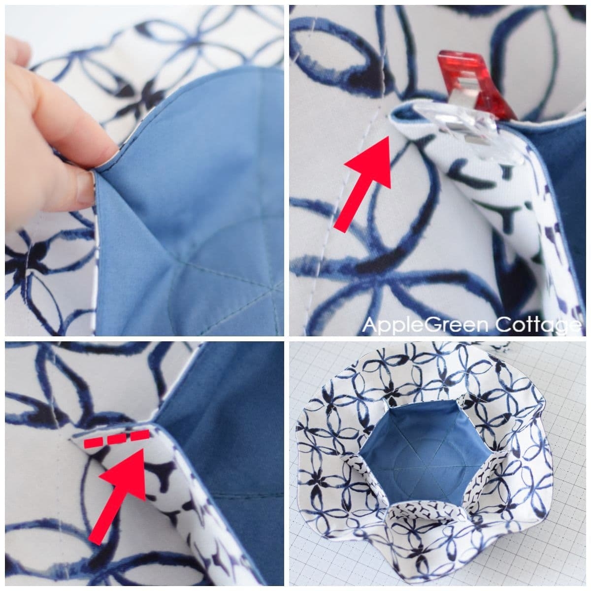 Free Multi Pocket Dice Bag Pattern AppleGreen Cottage