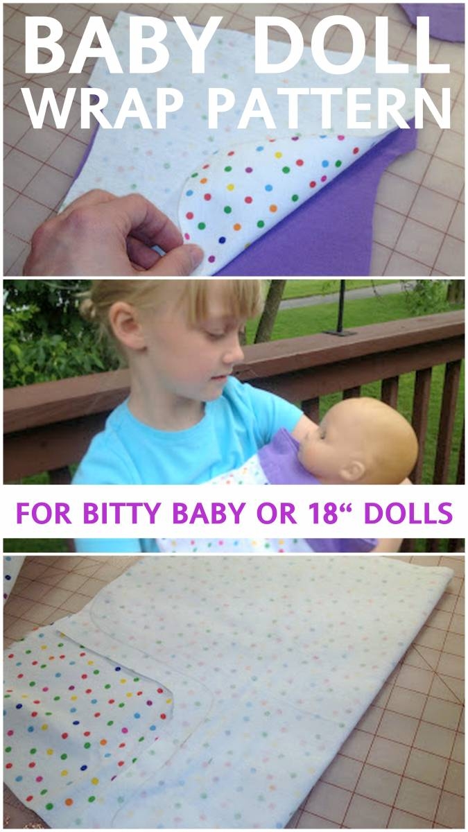 Free Pattern Bitty Baby Swaddle Blanket All Things With Purpose