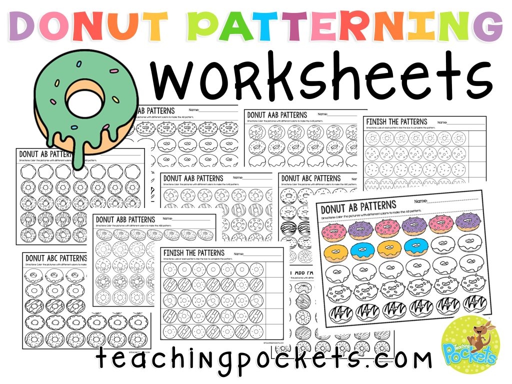 Free Printable Ab Pattern Worksheets For Preschoolers