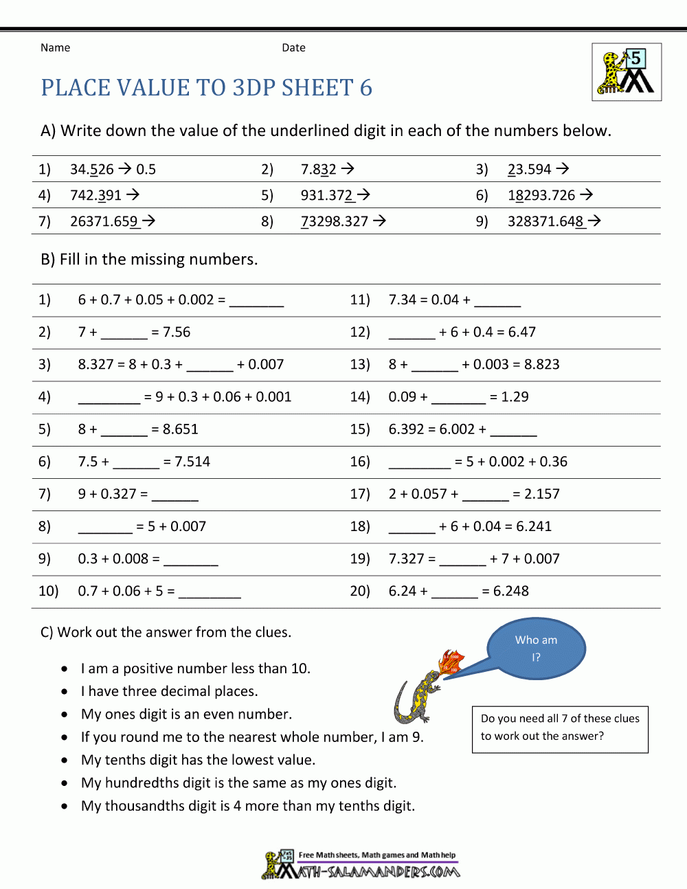 Free Place Value Patterns 5th Grade Worksheet Download Free Place Value Patterns 5th Grade Worksheet Png Images Free Worksheets On Clipart Library