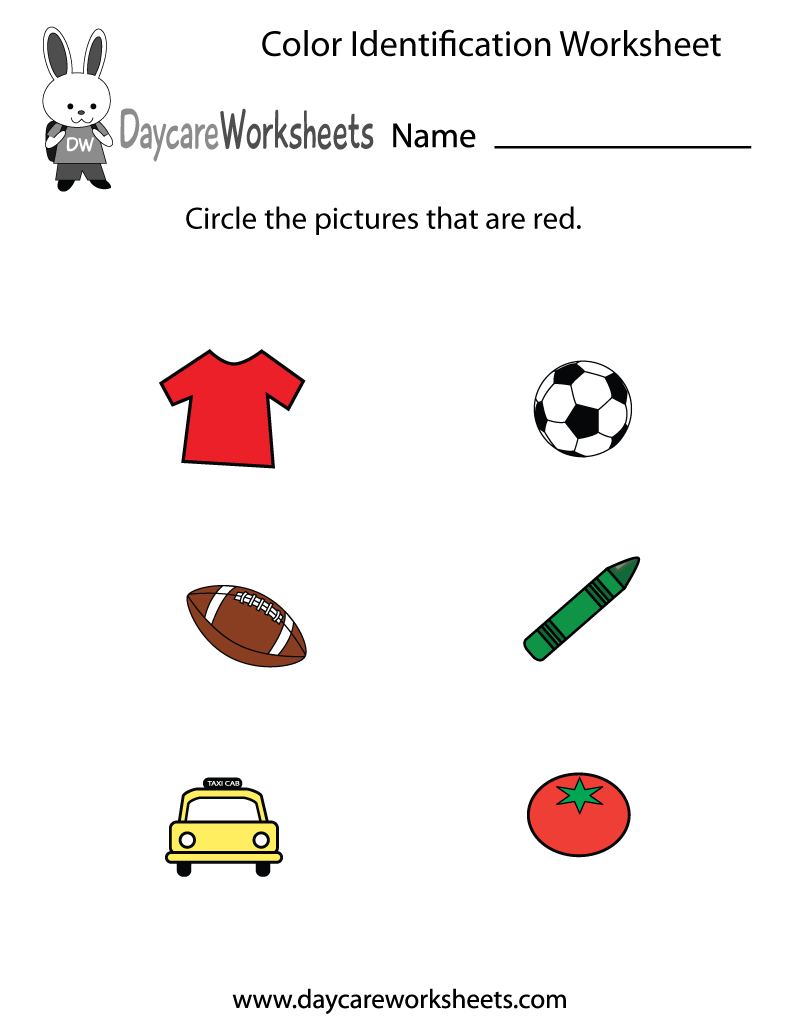 Free Printable Lessons For The Color Red