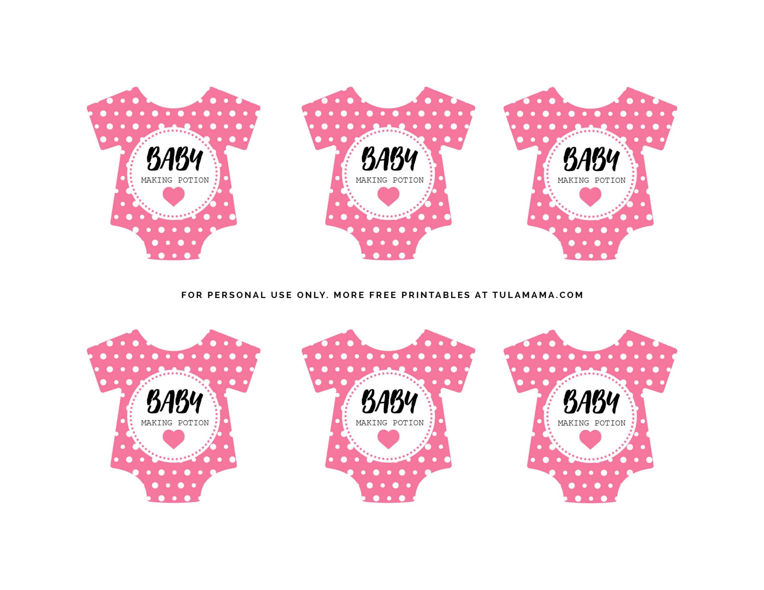 Free Printable Baby Onesie Template For Baby Shower Decorations Tulamama