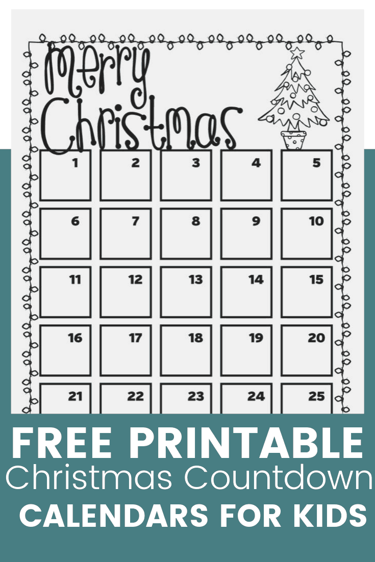 Free Printable Christmas Countdown Calendar Free Homeschool Deals 