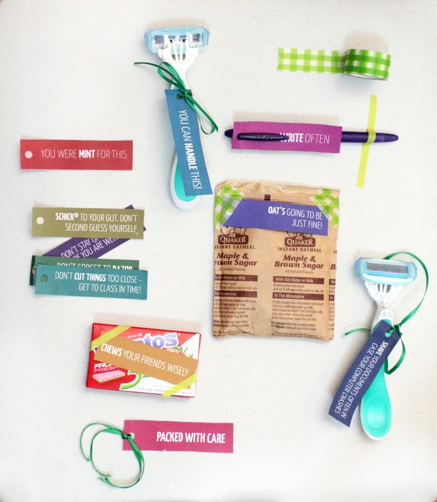 Free Printable College Care Package Notes Ideas