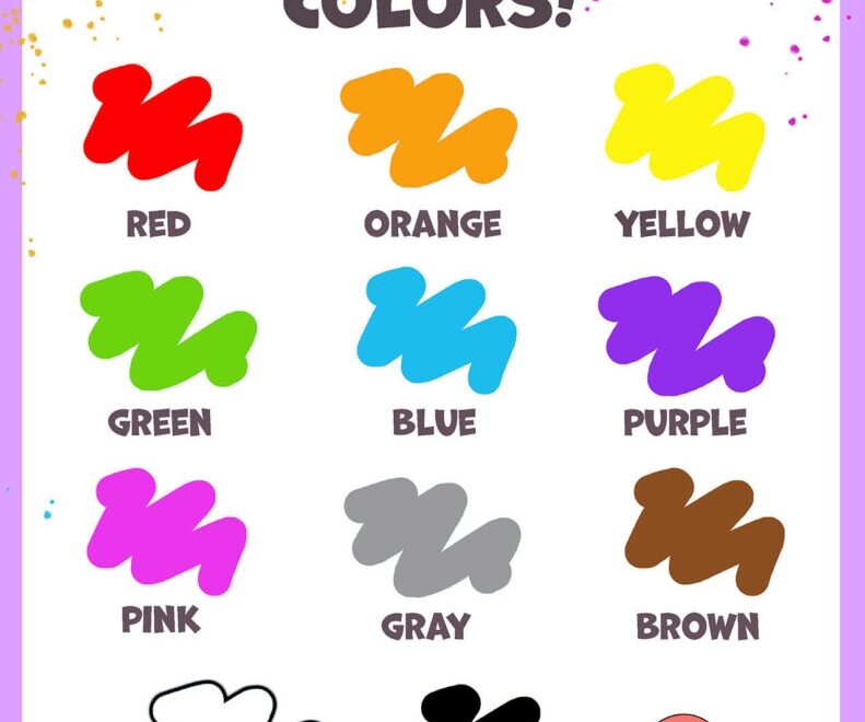 Free Printable Color Chart The Hollydog Blog