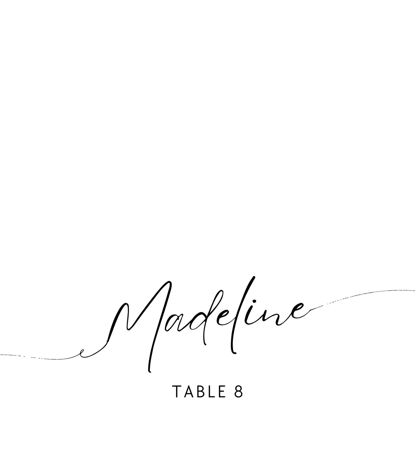 Diy Printable Place Card Template Free