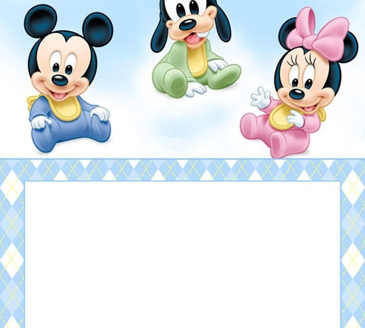 Free Printable Disney Baby Invitation Template Mickey Mouse Baby Shower Mickey Mouse Birthday Mickey Mouse Birthday Invitations