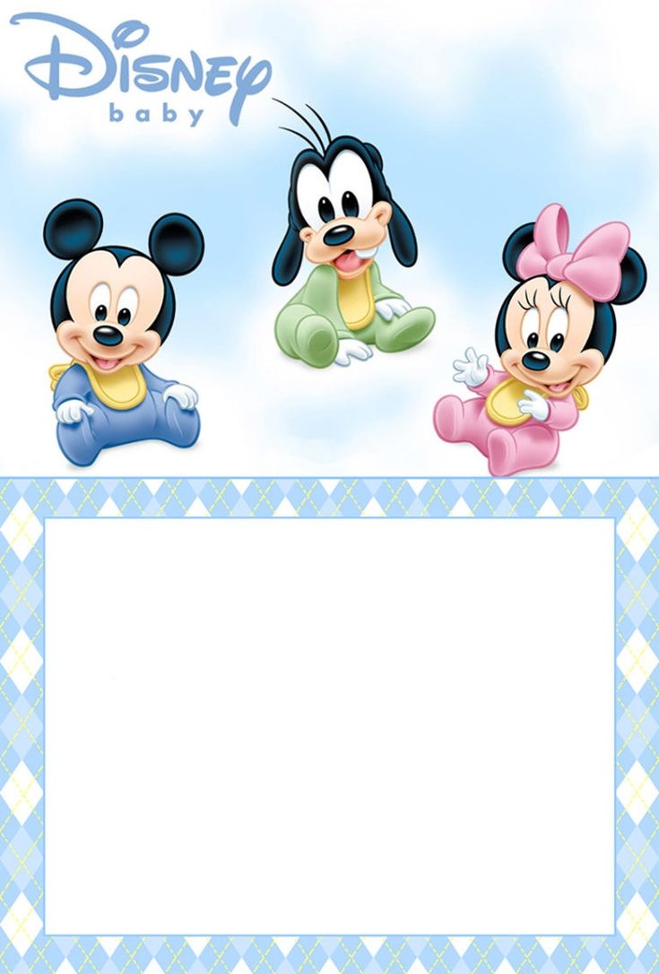 Free Printable Disney Baby Invitation Template Mickey Mouse Baby Shower Mickey Mouse Birthday Mickey Mouse Birthday Invitations