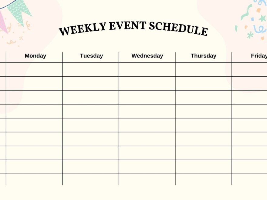 Free Printable Editable Event Calendar Templates Canva