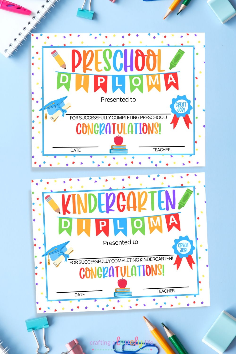 Free Printable Graduation Certificates For Preschool