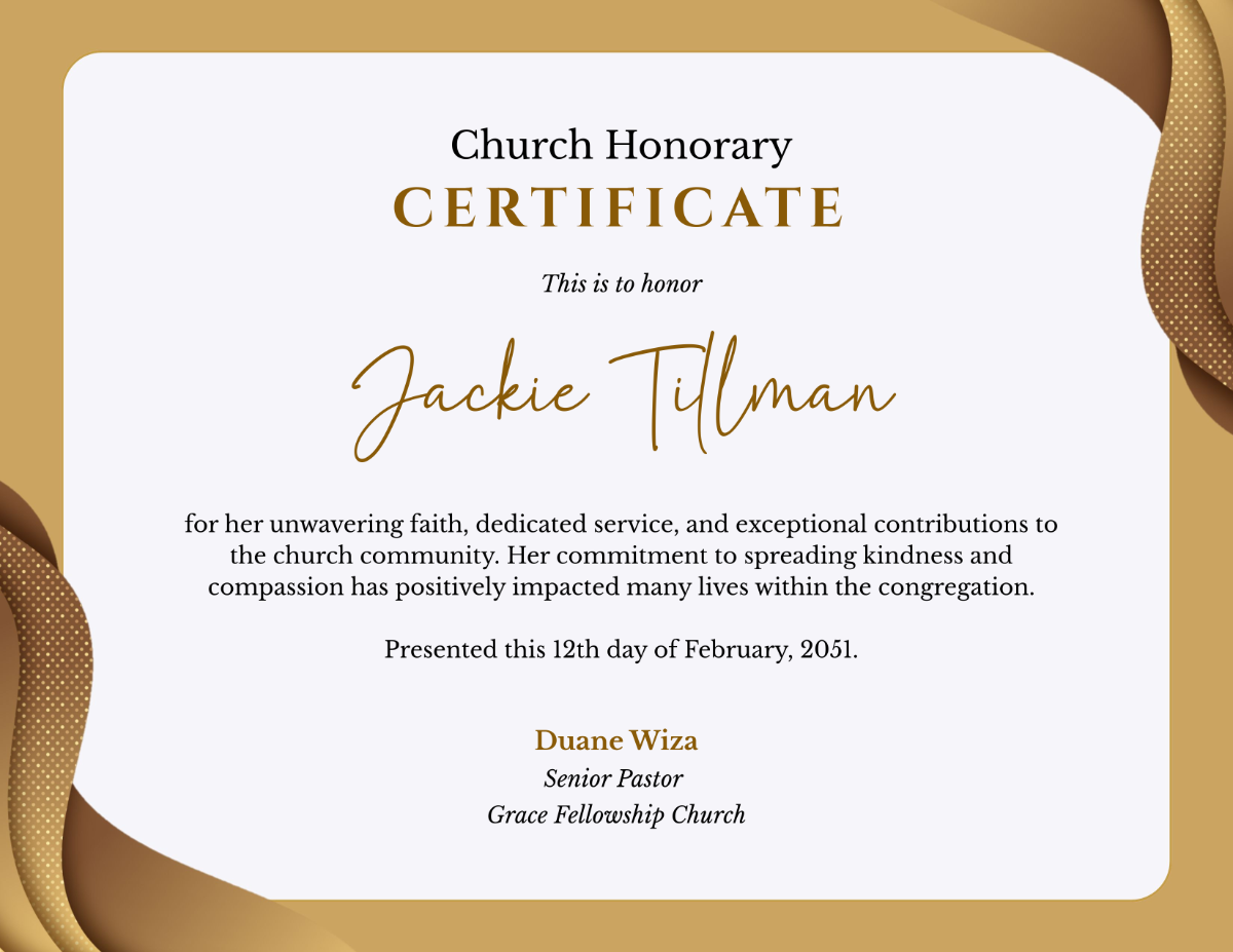 Free Printable Honorary Certificate Templates To Customize Online
