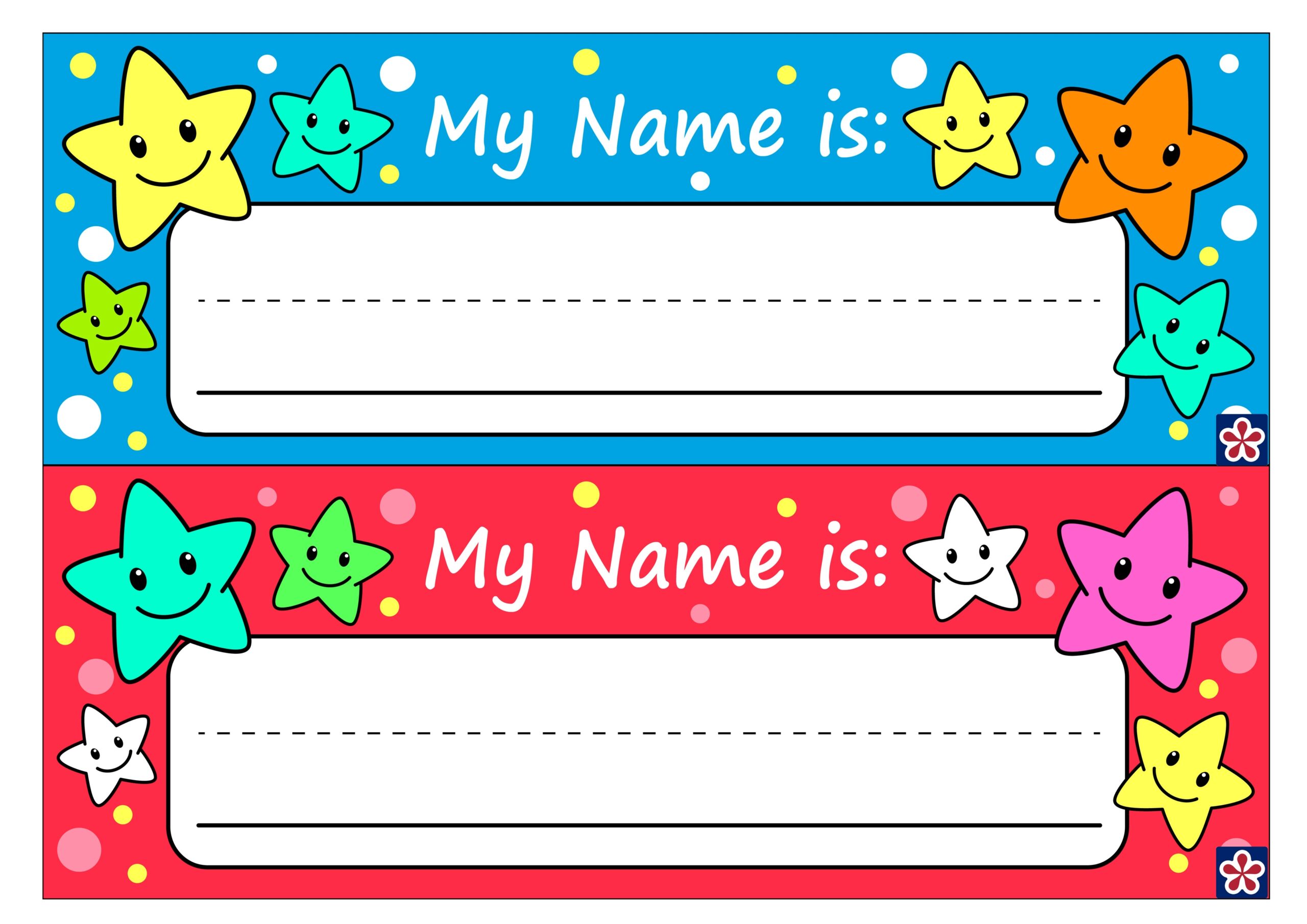 Printable Name Tag Template