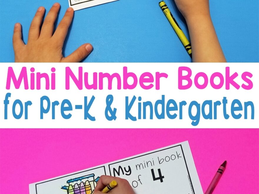FREE Printable Number Mini Books For Pre K Kindergarten