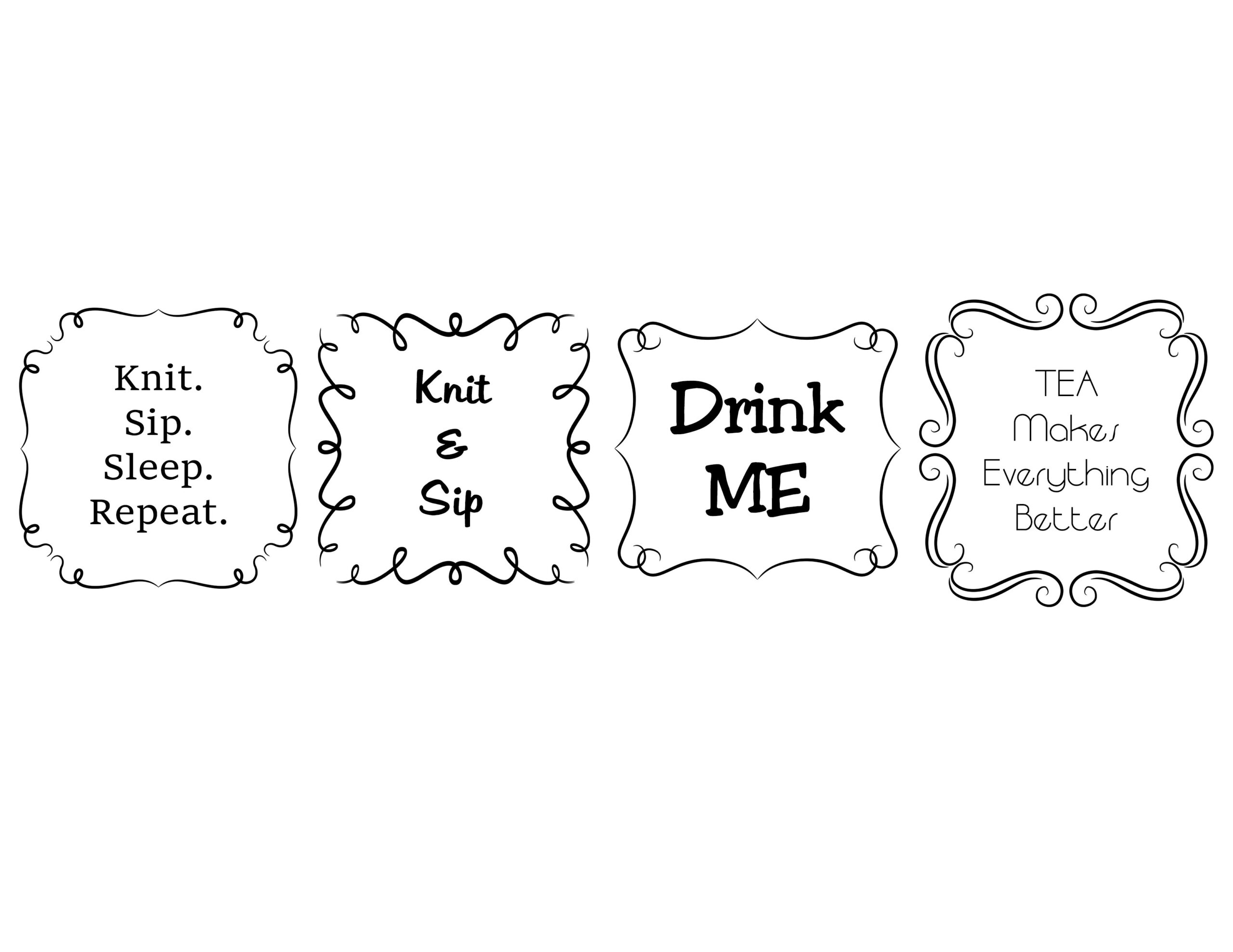 Free Printable PDF Tea Tags Brome Fields