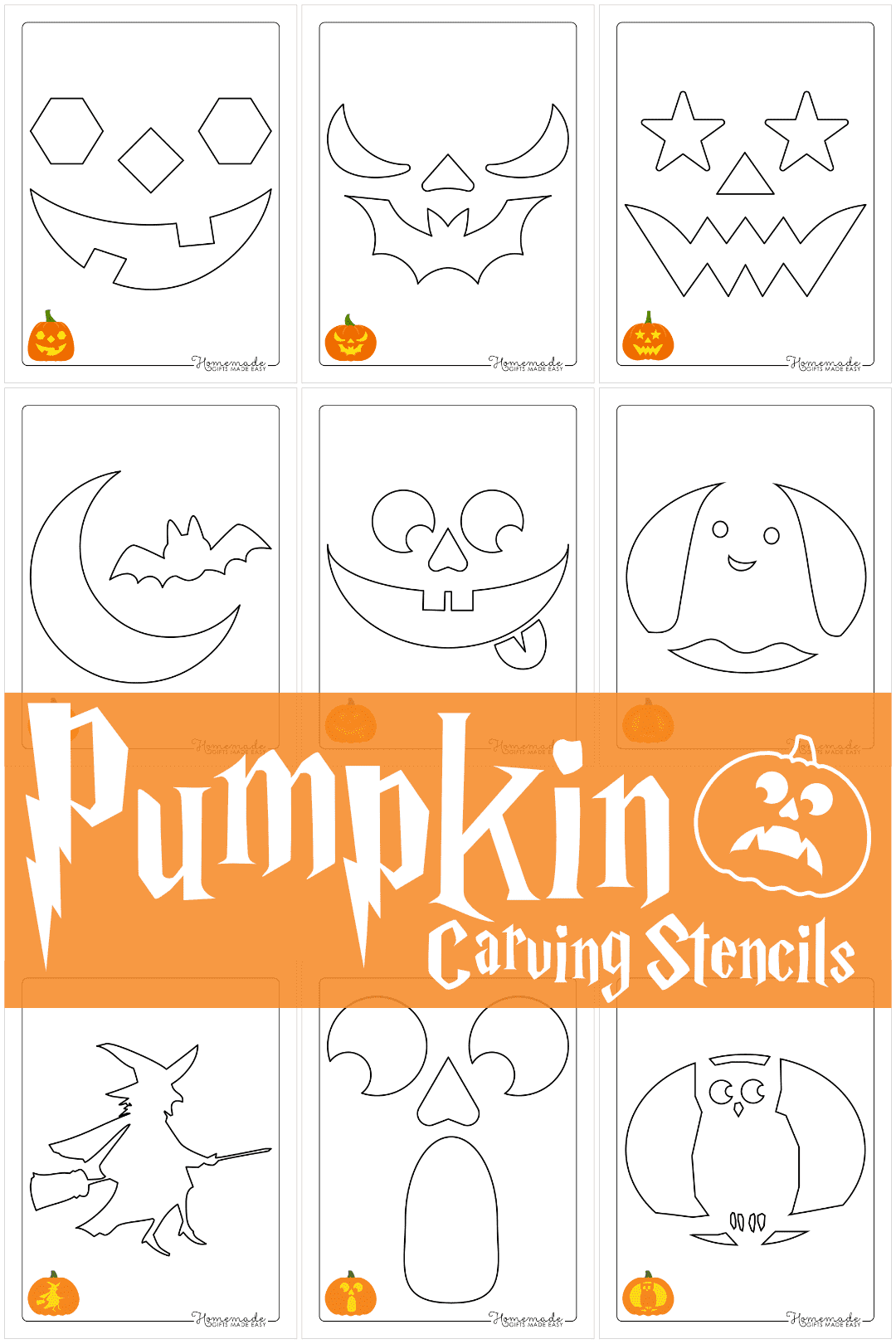 Carving Pumpkin Patterns Printable Free