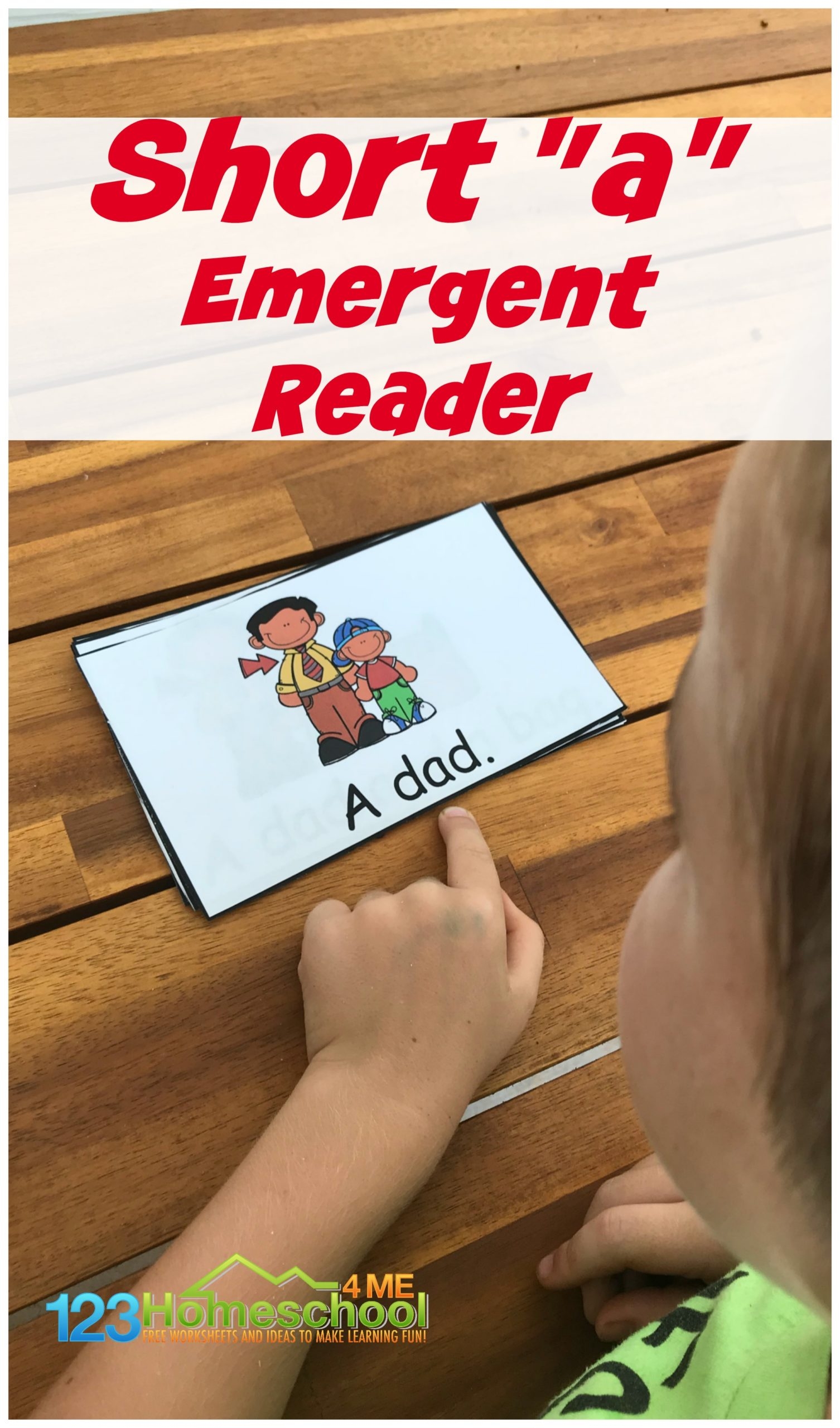 FREE Printable Short A Words Emergent Reader