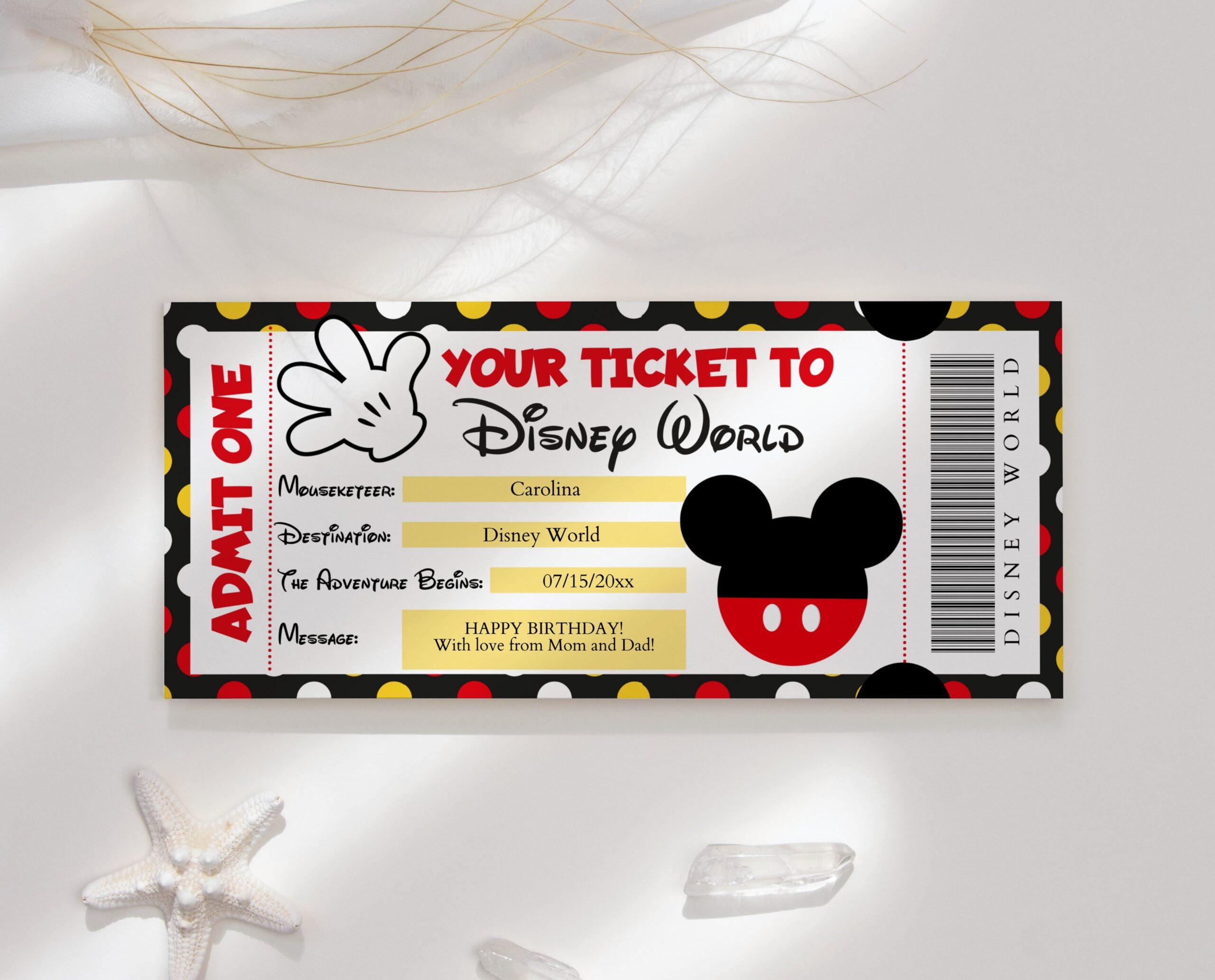 Free Printable Surprise Disney On Ice Tickets Printable Party Favors