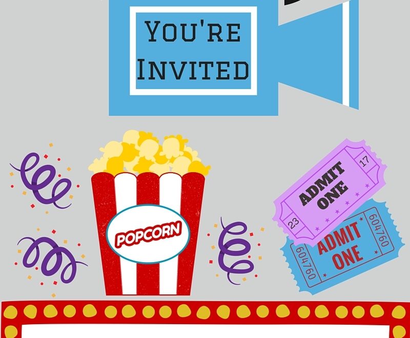 FREE Printables Printable Movie Night Invite