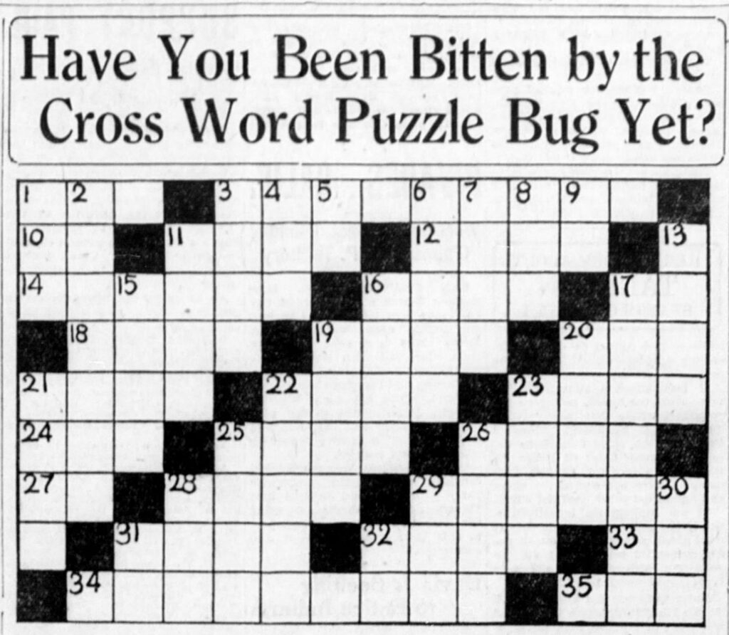 Crosswords Puzzles In Newspapers Printable