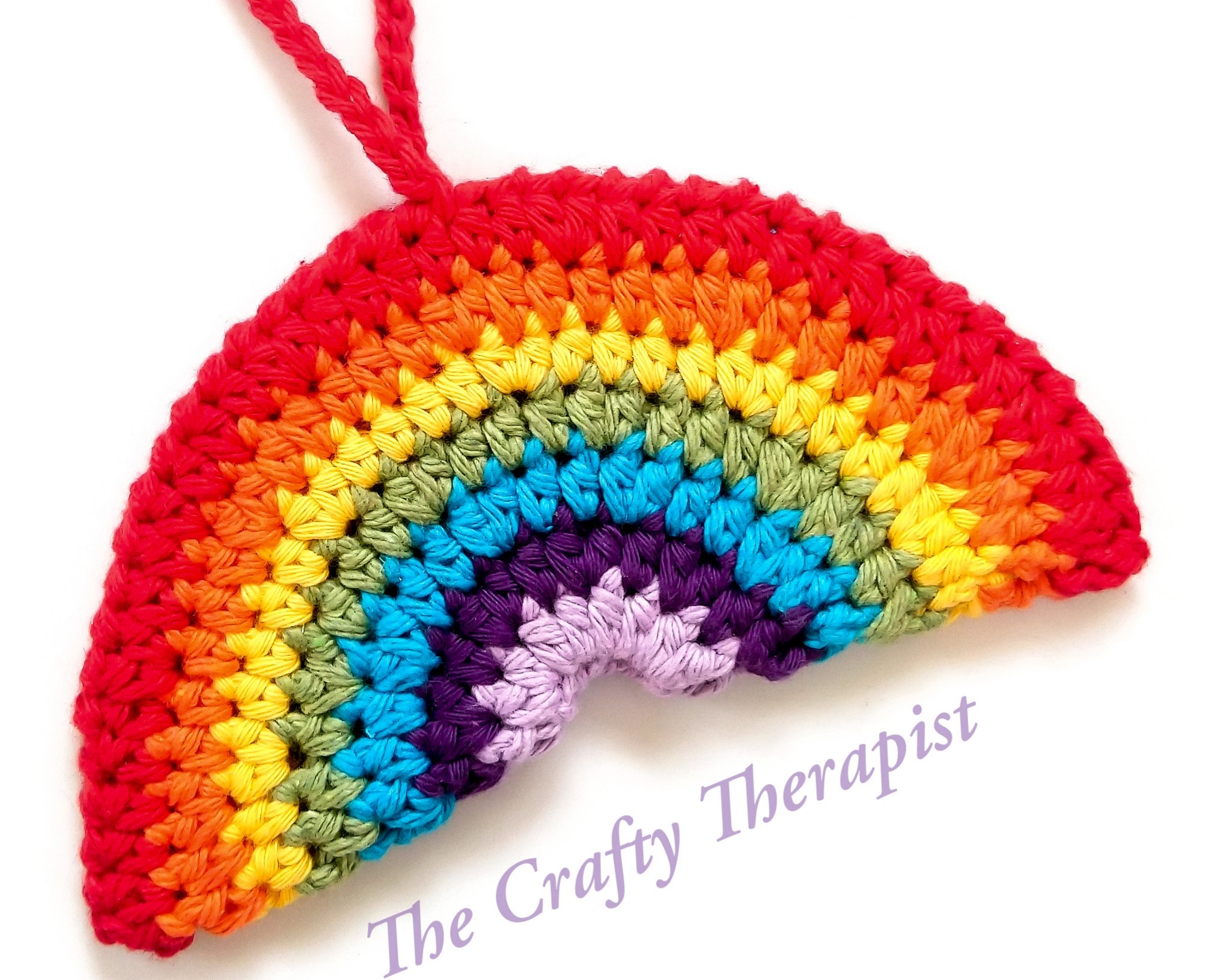 Free Rainbow Crochet Pattern The Crafty Therapist