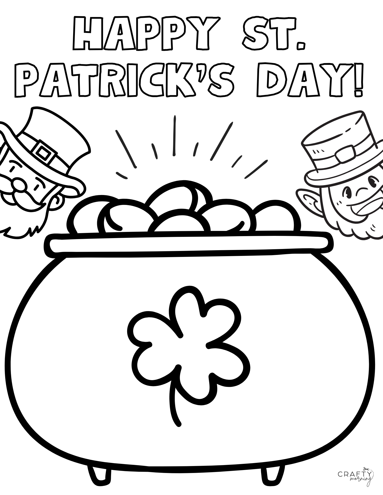 Free Printable St Patricks Day Coloring Pages
