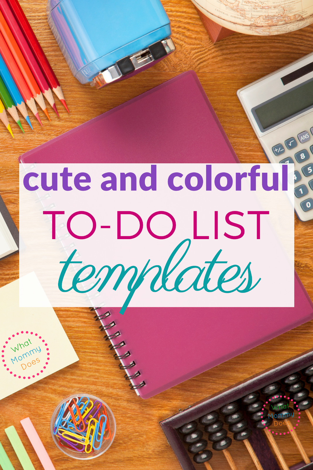Free To Do List Templates So Cute And Colorful What Mommy Does