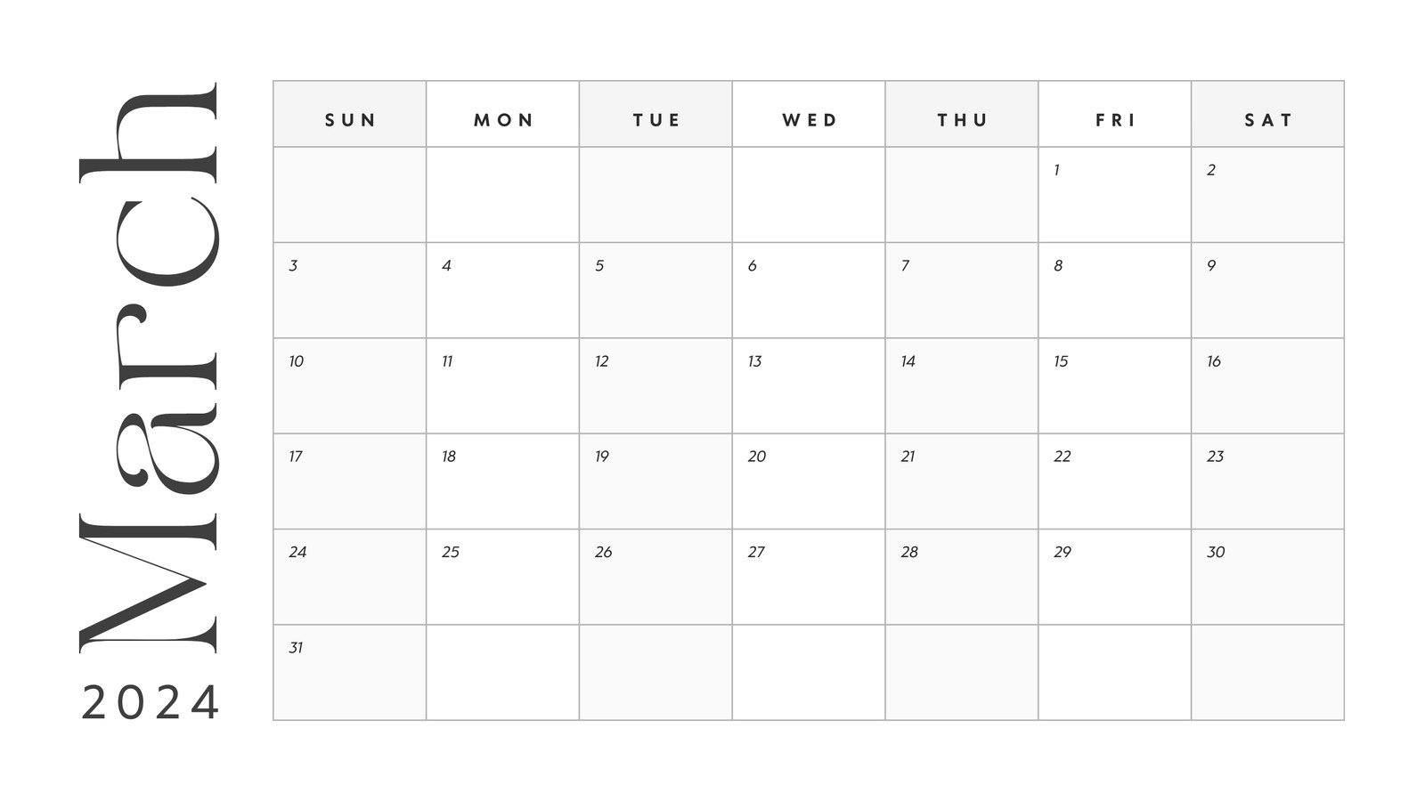 Free To Edit And Print March 2025 Calendar Templates Canva