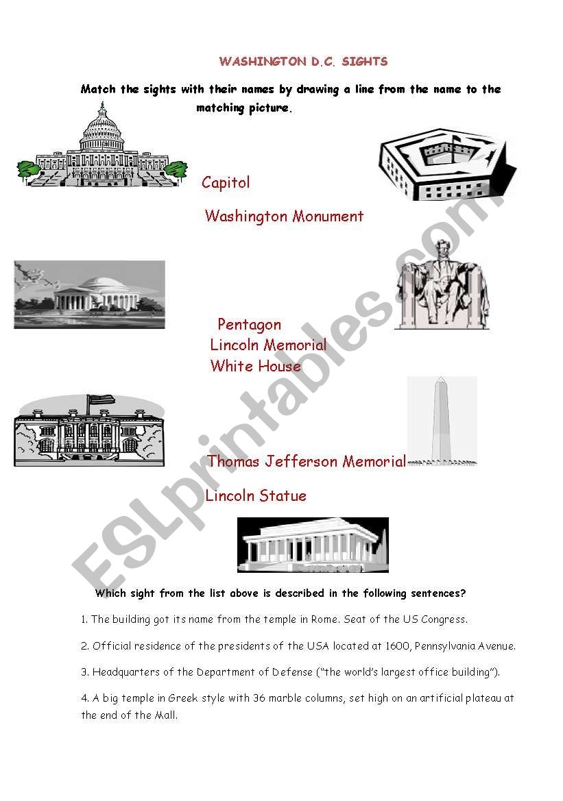 Free Washington Dc Worksheet Download Free Washington Dc Worksheet Png Images Free Worksheets On Clipart Library