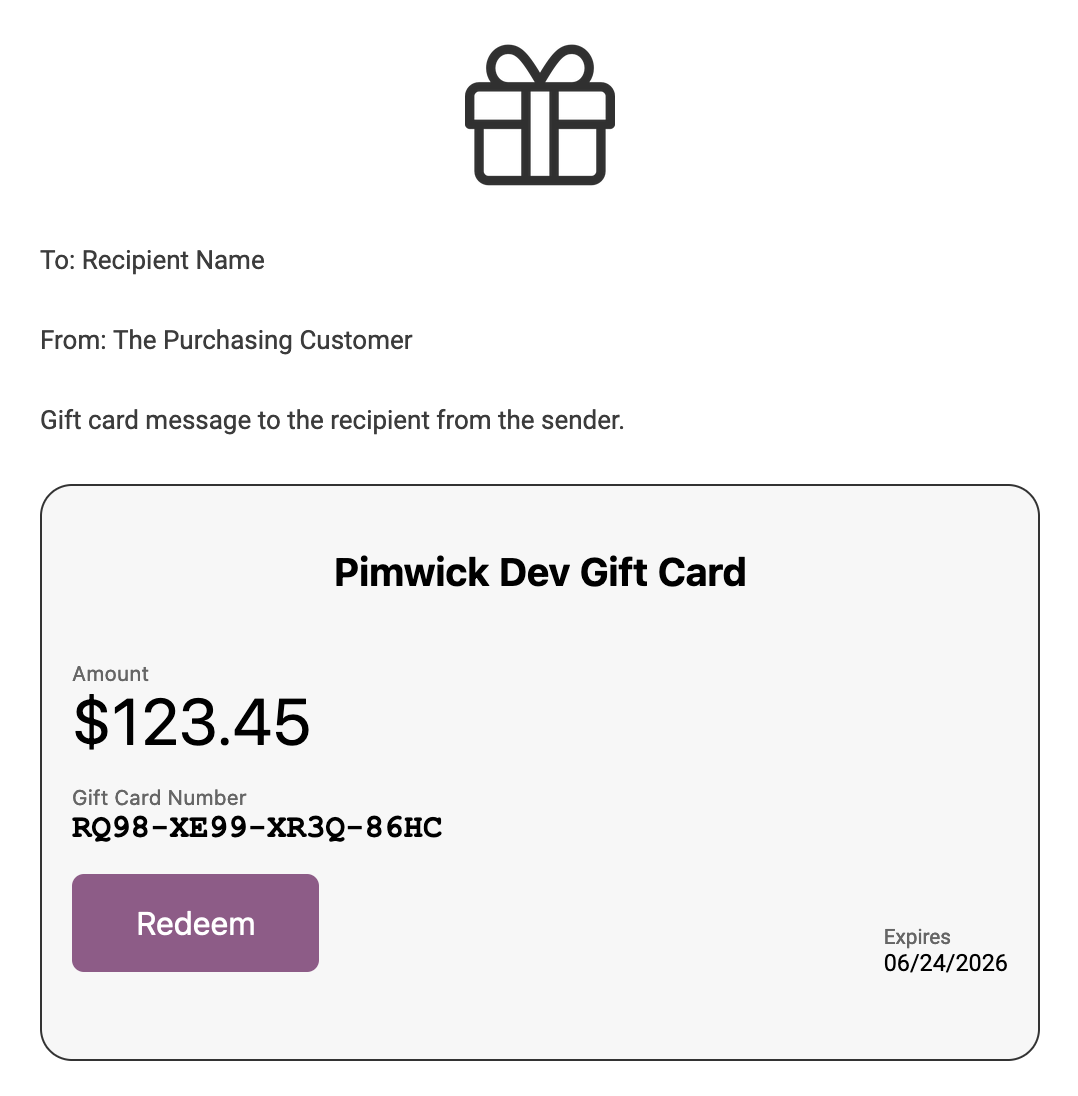 Woocommerce Printable Gift Certificate