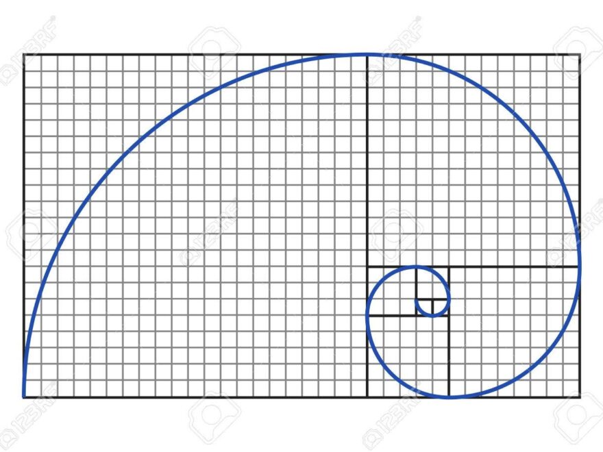 Golden Ratio Graph Fibonacci Spiral Symbol Vector Illustration Royalty Free SVG Cliparts Vectors And Stock Illustration Image 79631794