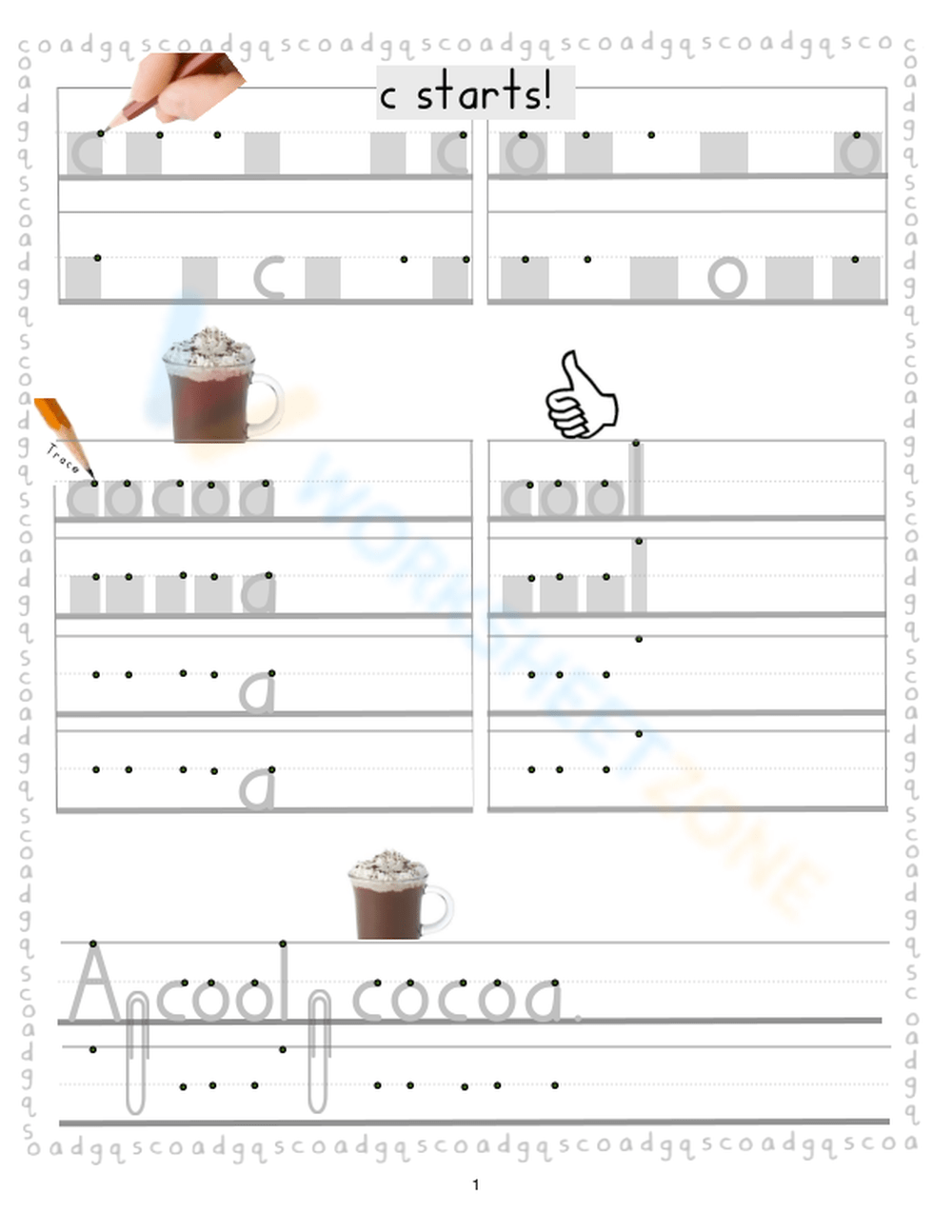 Grade 1 Handwriting Without Tears Worksheets 2025