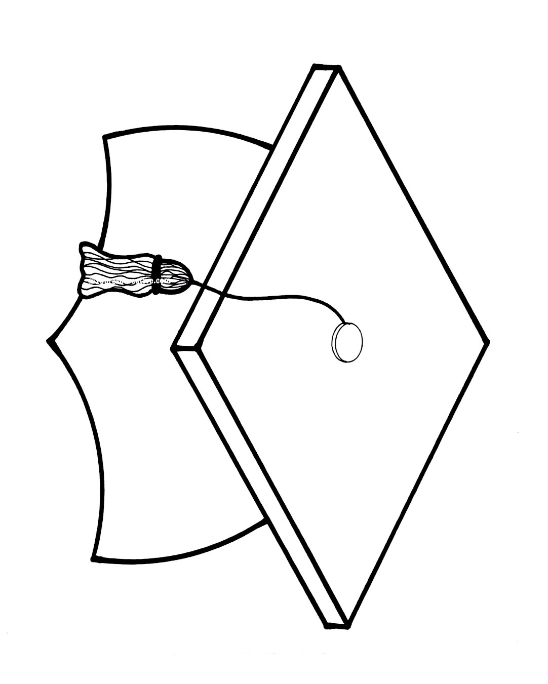 Printable Mortar Board Pattern