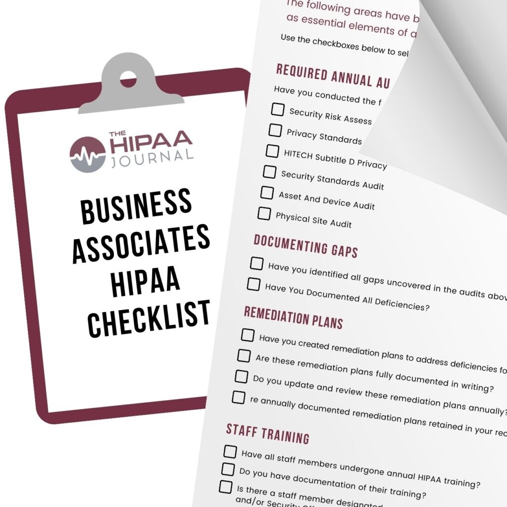 HIPAA Business Associate Agreement 2025 Update