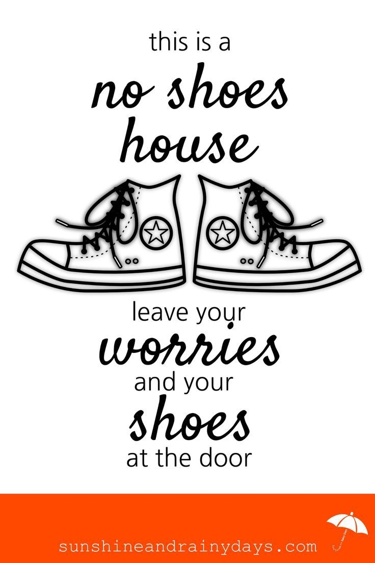 How To Get People To Take Their Shoes Off At The Door
