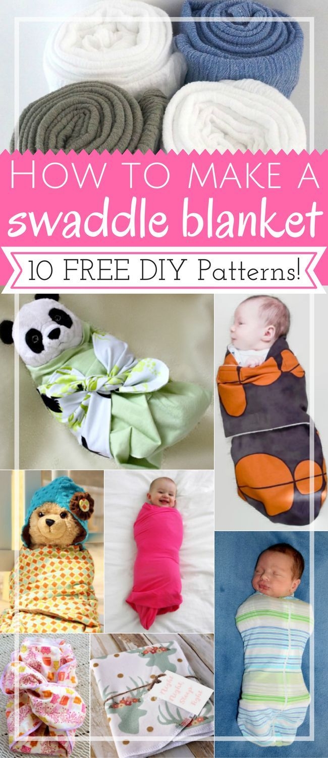 How To Make A Swaddle Blanket With 10 FREE DIY Patterns