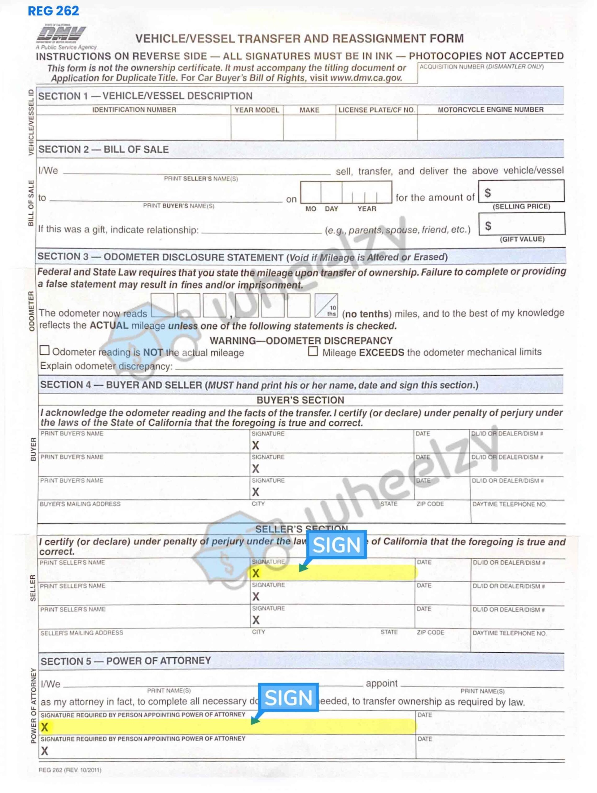 California Dmv Printable Lost Title Form
