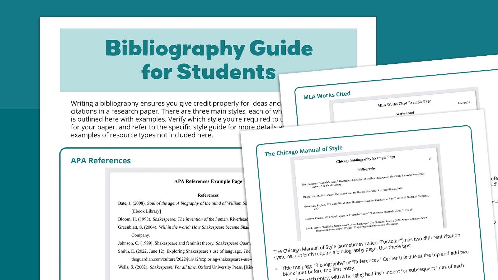 Bibliography Template Mla Printable Form