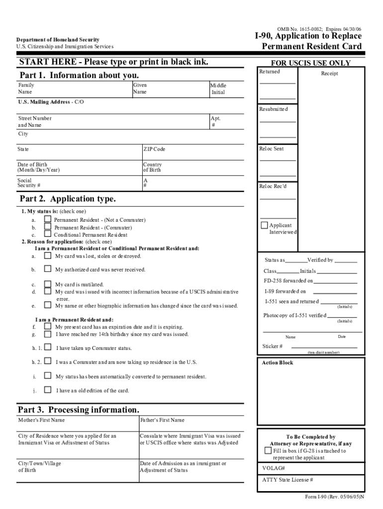 I 90 Form Fill Out Sign Online DocHub