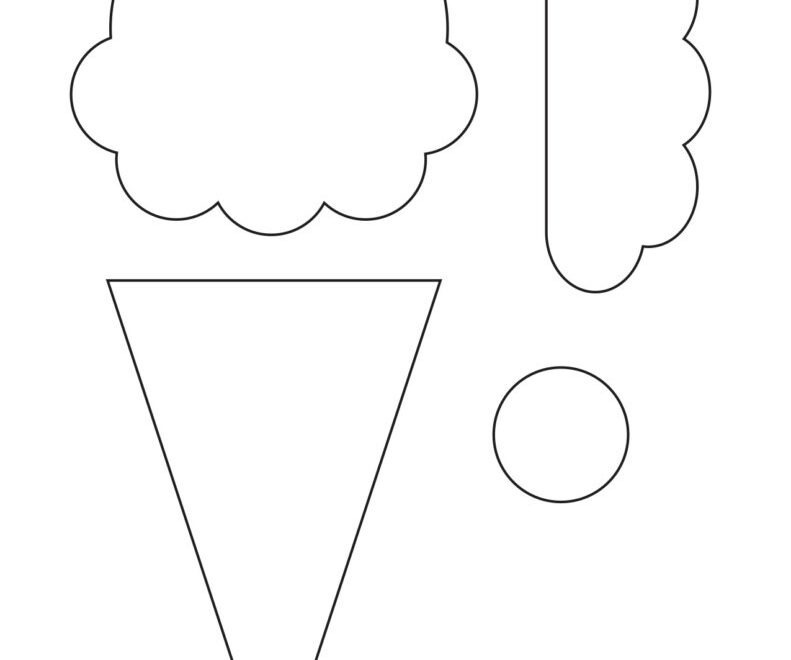Ice Cream Template Reading Adventures For Kids Ages 3 To 5